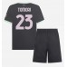 Maillot de foot AC Milan Fikayo Tomori #23 Troisième vêtements enfant 2024-25 Manches Courtes (+ pantalon court)